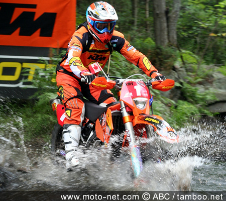 Samuli Aro - Championnat du monde d'enduro GP Acerbis du Canada 2007 : les français s'en sortent bien