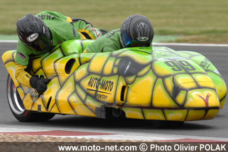  Philippe Le Bail et Christian Chaigneau : Champions de France 2007 Side-car