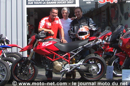 Tour Moto Pyrénéen 2007 : Premier contact avec la Ducati Moto-Net du Dark Dog Tour