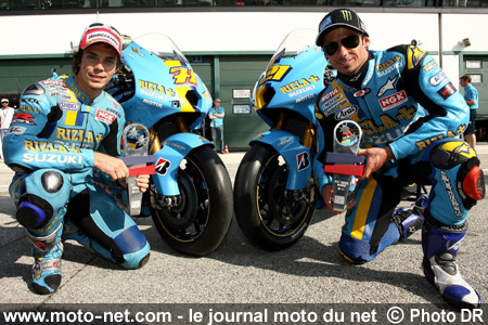 John Hopkins et Chris Vermeulen - Le Grand Prix du Portugal MotoGP 2007 : la présentation sur Moto-Net