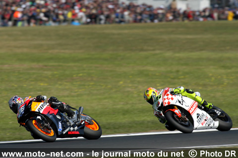  Dani Pedrosa et Valentino Rossi - Grand Prix Moto d'Australie 2007 : le tour par tour sur Moto-Net.Com