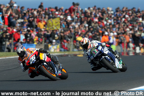  Dani Pedrosa et Marco Melandri - Grand Prix Moto d'Australie 2007 : le tour par tour sur Moto-Net.Com