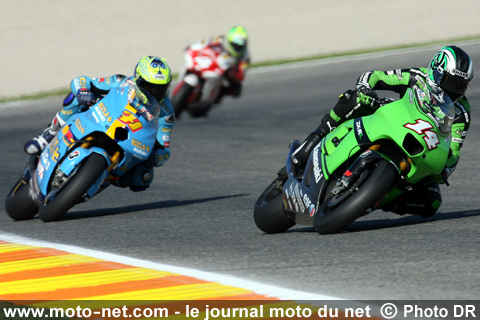 Randy de Puniet, Chris Vermeulen et Alex Barros - Grand Prix Moto de Valence 2007 : le tour par tour sur Moto-Net.Com