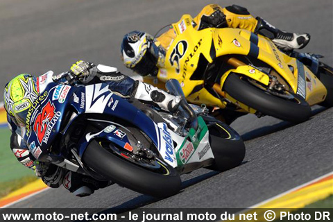 Toni Elias et Sylvain Guintoli - Grand Prix Moto de Valence 2007 : le tour par tour sur Moto-Net.Com