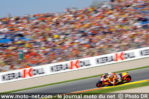 Dani Pedrosa - Grand Prix Moto de Valence 2007 : le tour par tour sur Moto-Net.Com