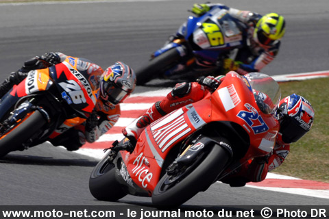 Casey Stoner, Dani Pedrosa et Valentino Rossi - L'électronique en MotoGP : Ezpeleta laisse la décision aux pilotes
