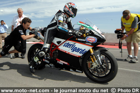 Max Biaggi - Épreuve Mondial Superbike et Supersport d'Allemagne 2008 : la présentation sur Moto-Net.Com 