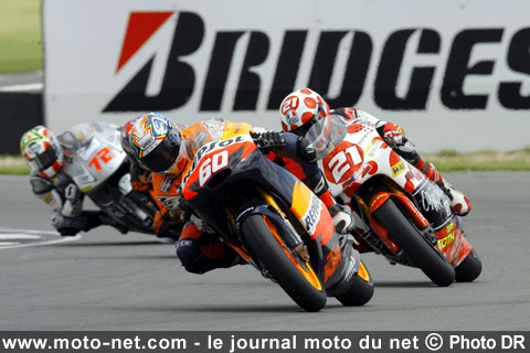 GP 250 Donington tour par tour