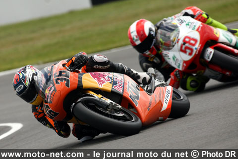 GP 250 Donington tour par tour