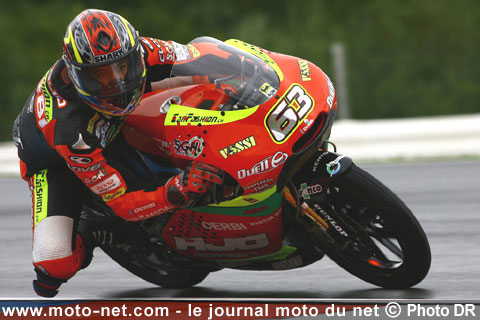 Le Grand Prix de République Tchèque 125 tour par tour