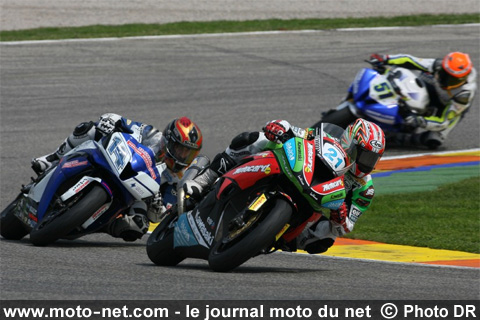 Lascorz, Lagrive et Pirro - Mondial Superbike Valence 2009 : Haga prend le large à Valence