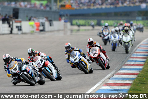 Neukirchner, Haslam, Smrz, Fabrizio Checa et Laconi - Mondial Superbike Assen 2009 : Sur la piste, le duel Haga - Spies continue...