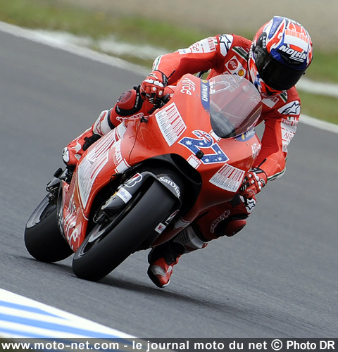 Casey Stoner - Grand Prix d'Espagne MotoGP 2009 : la présentation sur Moto-Net.Com