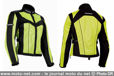 Spidi joue la carte de la visibilité avec son NL5 Lady