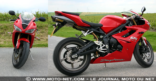 Essai Triumph 675 Daytona 2009 : la Supersport qui fait trembler le Japon !