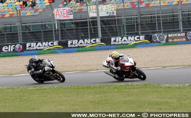Championnat de France SBK 2009 à Magny-Cours : podium 1ère course Superbike