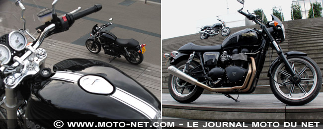 Face à face GT 1000 Touring / Nouvelle Bonneville : un oeil dans le rétro