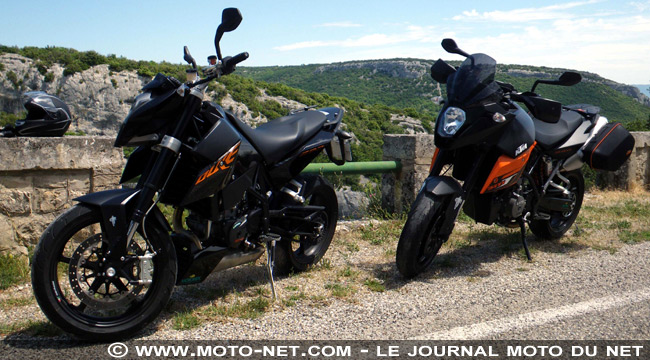 Essai KTM 990 SMT et 690 Duke : deux oranges pressées au soleil...