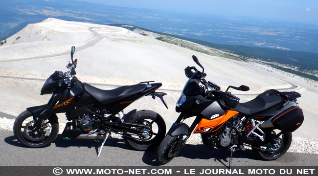 Essai KTM 990 SMT et 690 Duke : deux oranges pressées au soleil...