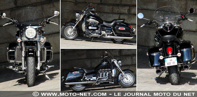 Face à Face Kawasaki VN 1700 Voyager / Triumph Rocket III Touring : 4 000 cc pour les vacances !