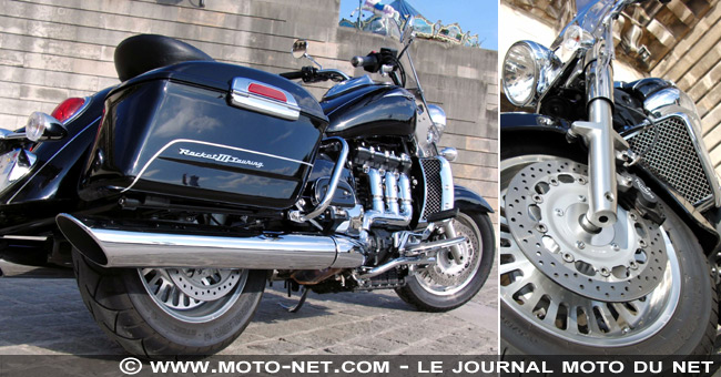 Face à Face Kawasaki VN 1700 Voyager / Triumph Rocket III Touring : 4 000 cc pour les vacances !