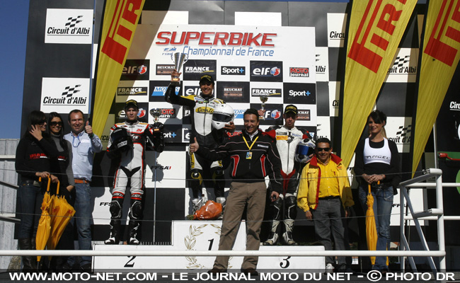 Championnat de France SBK 2009 Finale à Albi : Sébastien Gimbert et Mathieu Gines champions de France 2009