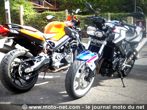 F 800 R vs Street Triple R : Deux européennes qui ont les n'R !