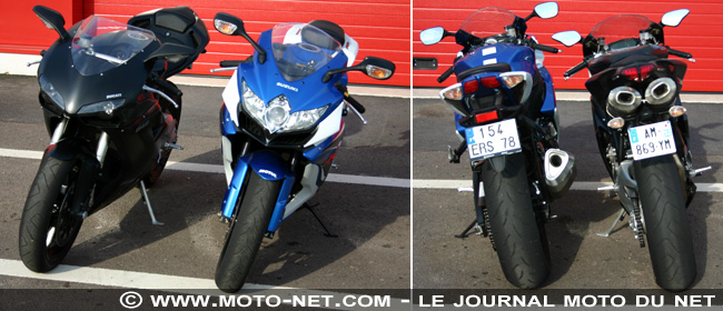  Ducati 848 et Suzuki GSX-R 750 : Hors compétition mais pas hors-jeu !