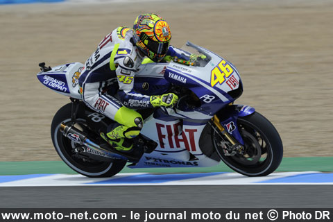 GP d'Espagne 2010 : Rossi devra serrer les dents...