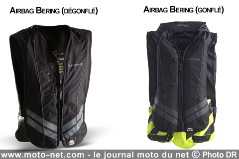 L'airbag moto de Bering en action !