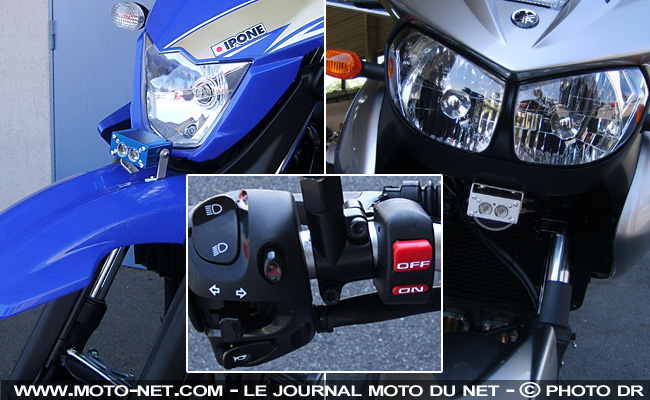 manchas Feu frein moto,Lumière frein scooter Moto tournant les