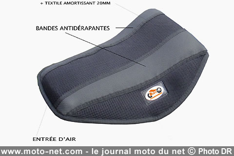 Selle et Housse pour selle moto et scooter