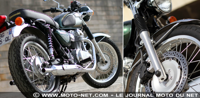 Kawasaki W800 vs Triumph Bonneville SE : les mamies font de la résistance !
