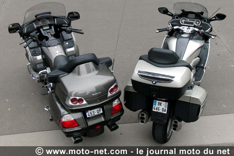  Face à face BMW K 1600 GTL vs Honda GL1800 Goldwing : 12 cylindres en Bretonnie !