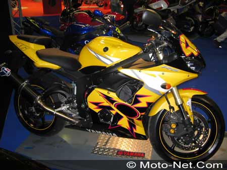 Paris Tuning Show 2005 : La Yamaha R6 46 Replica en hommage à Valentino Rossi