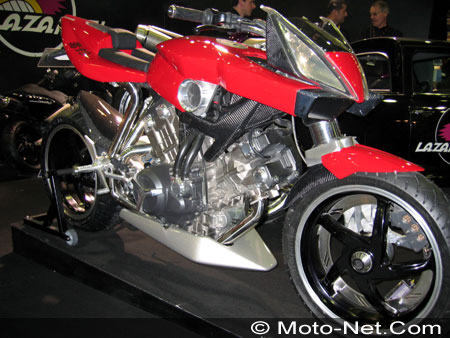 Paris Tuning Show 2005 : Honda VTR 1000 préparé par Lazareth