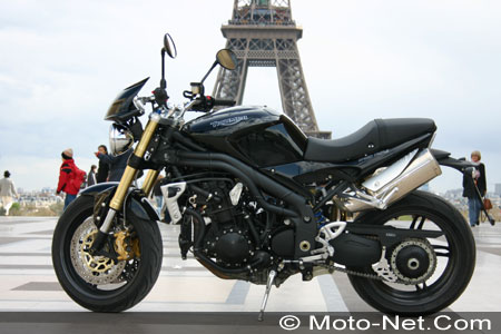 Essai Moto Net nouvelle Triumph Speed Triple 1050 : une main de fer dans un gant de velours