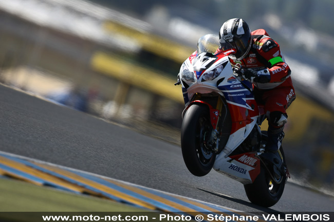 24H Moto du Mans : abandon de la Honda n°77 TT Legends