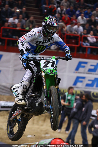 Galerie : les plus belles photos du Supercross de Bercy 2013