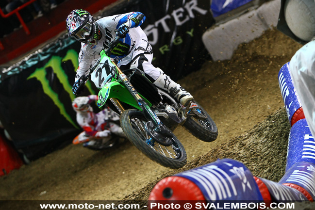Galerie : les plus belles photos du Supercross de Bercy 2013