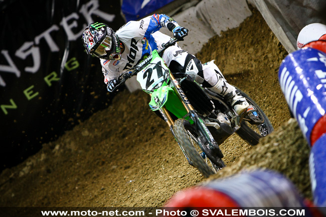 Galerie : les plus belles photos du Supercross de Bercy 2013