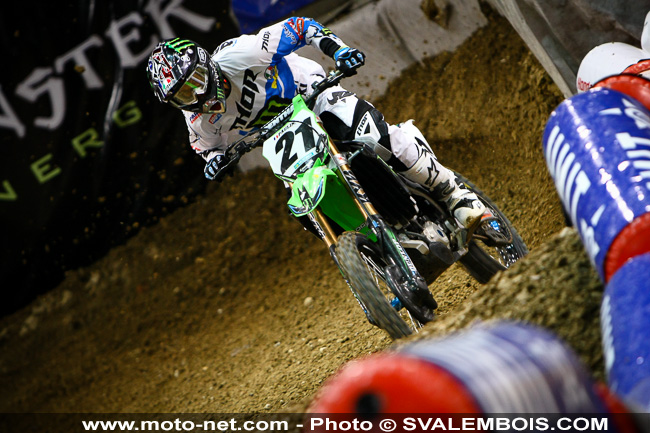 Galerie : les plus belles photos du Supercross de Bercy 2013