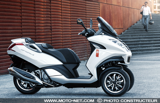 Nouveauté 2013 : scooter 3-roues Peugeot Metropolis