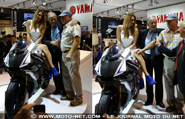 En direct de Milan : Agostini et Roberts découvrent la nouvelle R1 2015