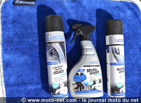 Lubrifiant chaîne spécial moto routière 400 ml - Michelin