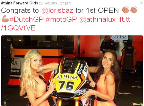 Moto GP : l'umbrella girl la plus sexy du GP des Pays-Bas
