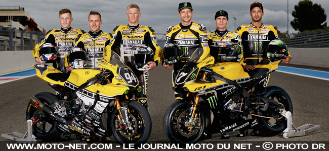 Livrée 60ème anniversaire pour les Yamaha n°7 et 94 au Bol d'Or