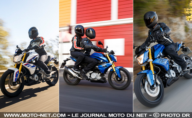 Nouveautés moto 2016 : BMW à l'assaut des petites cylindrées avec le roadster G 310 R