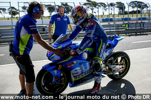 Petrucci (Ducati) et Vinales (Suzuki) dominent les deux premiers jours d'essais MotoGP à Phillip Island