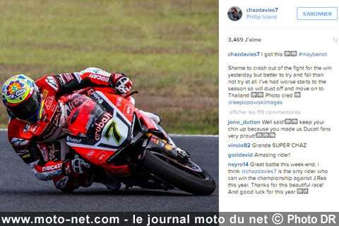 Davies - L'analyse MNC du World Superbike en Australie